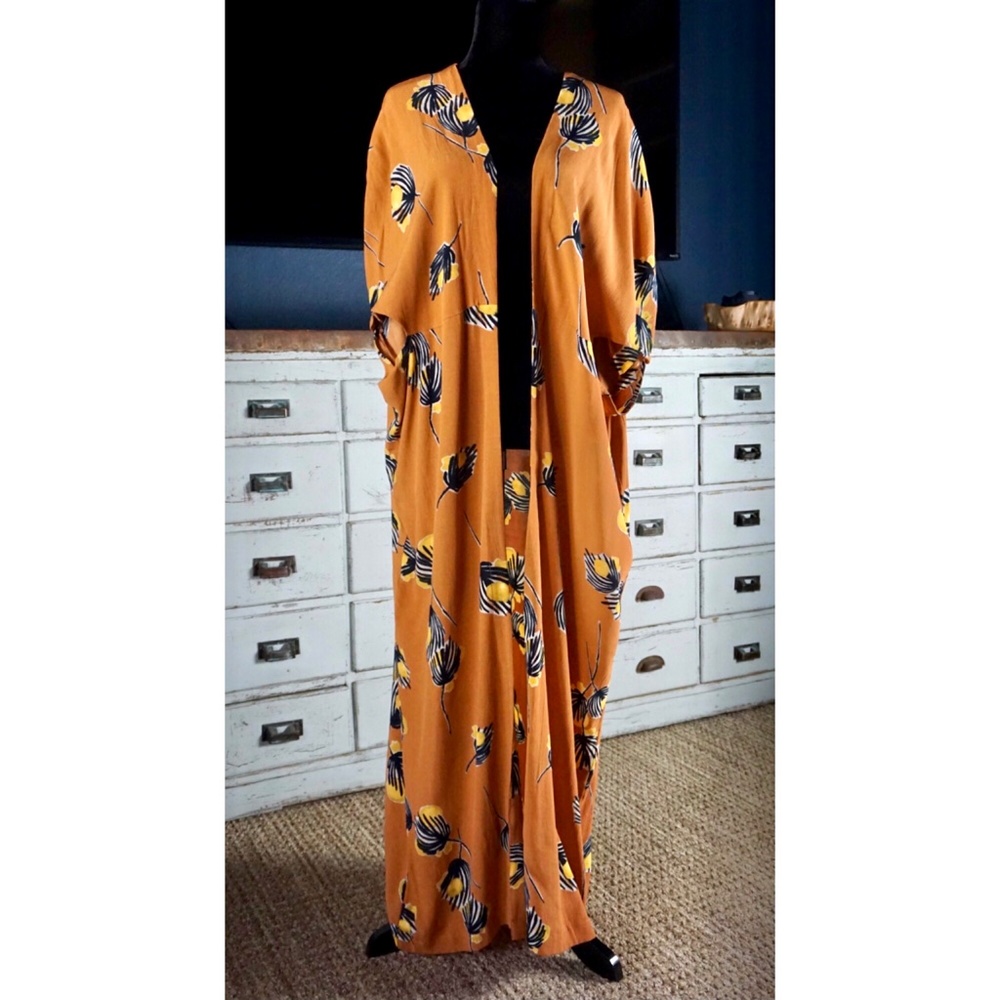 Anthropologie Bel Kazan Lois Floral Kimono Duster - Picture 3 of 13